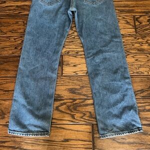 Levis blue denim style 505 straight fit size 34